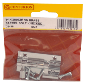 Picture of Centurion CP Wide Necked Barrel Bolt - 50mm x 25mm (1") - [CI-DB49P]