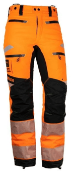 picture of Solidur Ultralight Class 1 Type A Ladies Chainsaw Trousers - High-Vis Orange - SEV-ULPFRI1A