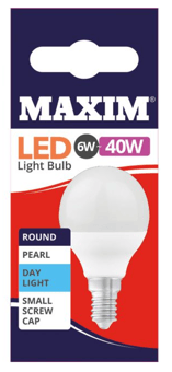 Picture of Maxim - 40W - LED Pearl Cool Day Light - Small Edison Screw Cap - Single - [PD-40MLRSESDL5X10] - (DISC-X)