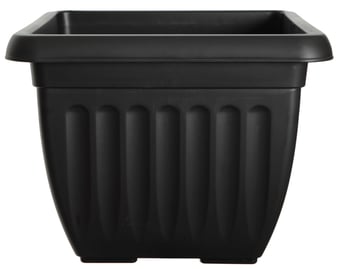 picture of Whitefurze 40cm Square Athens Planter - Black - [WHF-G07S405] - (HP)