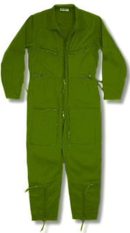 Picture of Olive Green Continental Style Flying Coverall - Cotton - Waist Adjusters - RT-COFL-L-OLIVE