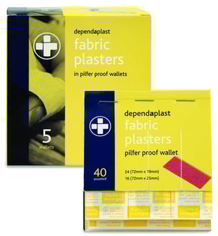 Picture of Dependaplast Fabric Pilfer Proof Plasters - Box of 5 x 40 - [RL-916]