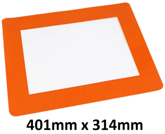 picture of Heskins ColorCover Self-Adhesive Custom Signs Orange - 401mm x 314mm - [HE-H6907O-401]