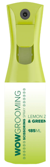 picture of Wow Grooming Lemon & Green Tea Dog Scissoring Styling Spray 185ml - [WG-LEMON185] - (DISC-R)