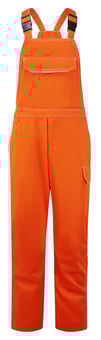 picture of Portwest BZ444 - Bizweld Work FR Bib and Brace - Orange - PW-BZ444ORR