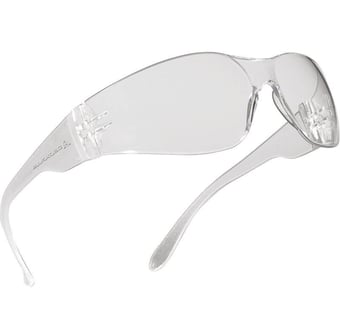 picture of Delta Plus Brava 2 AB Clear Monobloc Polycarbonate Spectacles - [LH-BRAV2INAB]