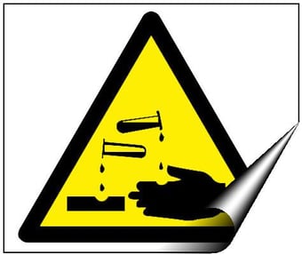 Picture of Solvents Logo Sign - 100 X 100Hmm - Self Adhesive Vinyl - [AS-WA91-SAV]