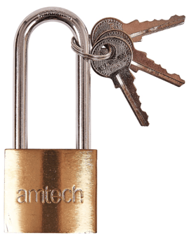 picture of Amtech 38mm Long Shackle Padlock - [DK-XXSEL45]
