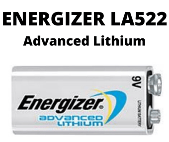 picture of ENERGIZER LA522 - 9V Advanced Lithium Battery - [HQ-LA522]