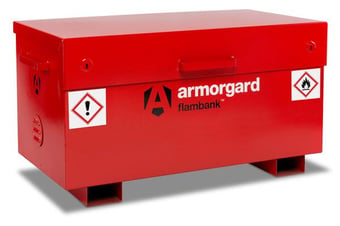 picture of ArmorGard - FlamBank FB2 - Hazardous & Flammable Materials Vault - Internal Dimensions 1185mm x 600mm × 575mm - 85L Sump Capacity - [AG-FB2]