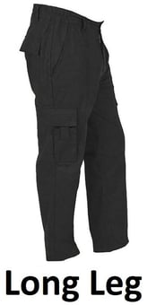 picture of Iconic Bullet Combat Trousers Women's Black Long Leg 31 Inch - BR-H841-L