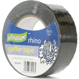 picture of Ultratape Black Cloth Tape - 50mm x 50m - [ULT-00435050BKRH]