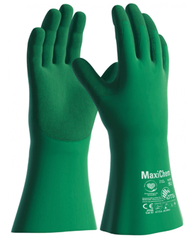 picture of MaxiChem TriTech NBR Palm Coated Gauntlet Gloves - ATG-76-830