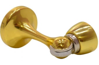 picture of Diecast Brass Plated Magnetic Door Stop - 93mm - [CI-GI158L]