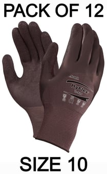 picture of HyFlex 11-926 Ultimate Performance For Oily Environments Gloves - Size 10 - Pack of 12 - AN-11-926-10X12 - (AMZPK)