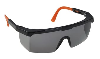 picture of Portwest - PW33 - Classic Safety Spectacle - Smoke/Black/Orange - [PW-PW33SBO]