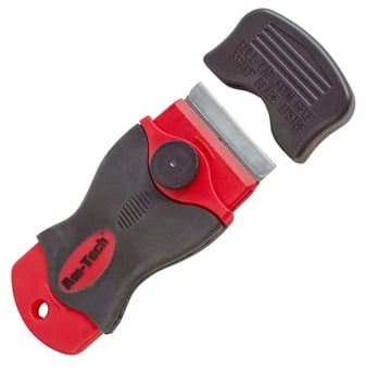 Picture of Am-Tech - Soft Grip Mini Scraper with Blade Safety Guard - [DK-G0962]