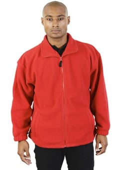 picture of Absolute Apparel Heritage Full Zip Fleece - Red - AP-AA61-RED