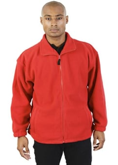 Picture of Absolute Apparel Heritage Full Zip Fleece - Red - AP-AA61-RED
