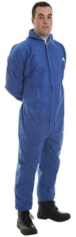 picture of Super Value - SMS - Blue - Type 5/6 Category 3 Coverall with Hood - ST-17611 - (NICE)