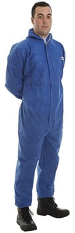 picture of Super Value - SMS - Blue - Type 5/6 Category 3 Coverall with Hood - ST-17611