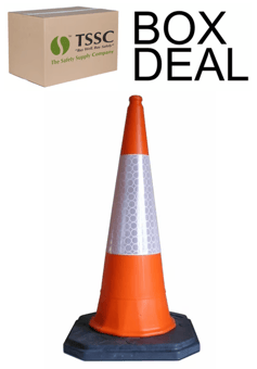picture of Melba Swintex Starlite Traffic Cone - 1m - Box Deal of 100 - [IH-MLB-CO2209]