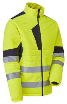 picture of Supertouch System Hi Vis Eco Two Tone Yellow Thermal Baffle Jacket - ST-SYH-058C1