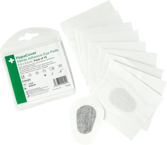 picture of HypaCover Sterile Adhesive Eye Pad Dressing - Pack of 10 - [SA-D3904]