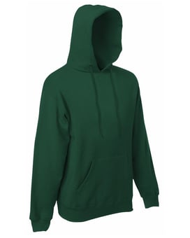 picture of Fruit Of The Loom Bottle Green Men's Classic Hooded Sweatshirt - BT-62208-BGRN