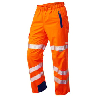 Picture of Lundy - Orange High Performance Waterproof Overtrouser - LE-L20-O