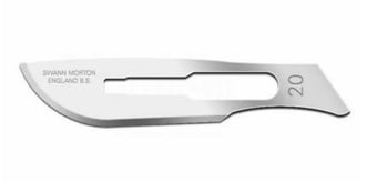Picture of Single Use Sterile - Scalpel Blades No.20 - 5 Packs of 100 - [ML-W812-PACK]