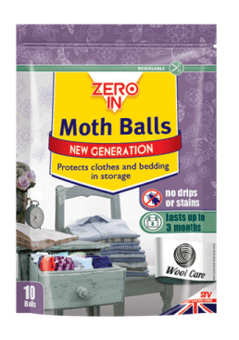 picture of ZERO IN - Wool Care Moth Balls - 10 Balls - [BC-ZER436]