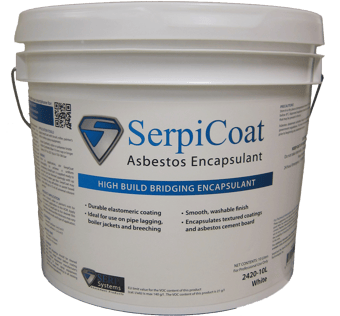 Picture of Serpicoat Asbestos Encapsulant - 10L - White - Smooth Washable Finish - [SH-B004681-WHITE] - (DISC-W)