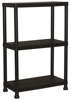 picture of Blackspur 3 Tier Plastic Shelving Unit - [BB-SU100]