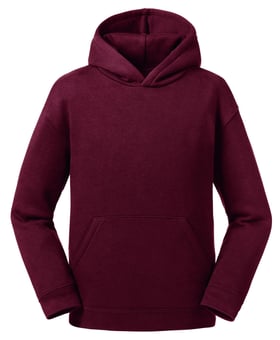 picture of Russell Schoolgear Children's Authentic Hooded Sweat - Burgundy Red - BT-R265B-BUR