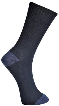 picture of Portwest - SK13 - Classic Cotton Sock - Black - [PW-SK13BKR]