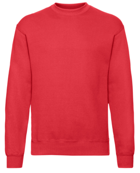 picture of Fruit Of The Loom Adult Set-in Sleeve Sweatshirt - Red - BT-62202-RED