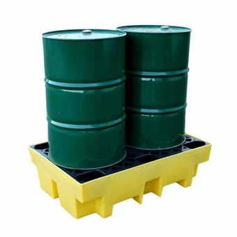 picture of Ecospill 2-Drum Spill Pallet - [EC-P3201208] - (HP)