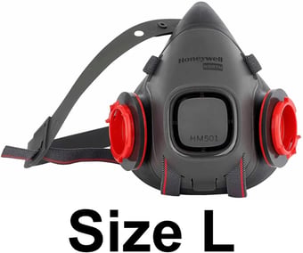 picture of Honeywell North® HM500 Series Half Mask - Large - EN140 - [HW-HM501BL]