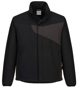 Picture of Portwest PW2 Softshell Jacket 2L Black/Zoom Grey - PW-PW271BZR