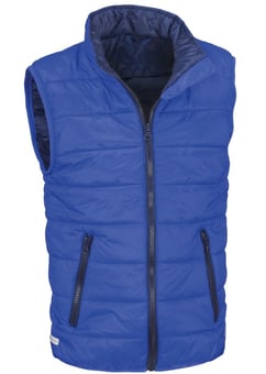 picture of Result Core Child's Padded Bodywarmer - Royal/Navy - BT-R234JY-RN