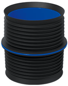 picture of Fernco Icon Pushfit Coupling - 6 Inch Straight Connection - [FRN-IC150P]