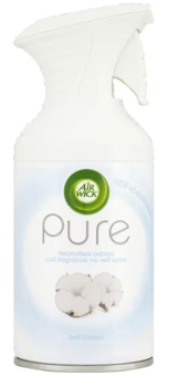 picture of Air Wick Pure Soft Cotton Air Freshener Spray 250ml - [VK-1095130]