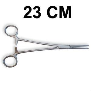 picture of Single Use - Spencer Wells Forceps - 23cm - Straight - Pack of 10 - Sterile - [ML-D8844]