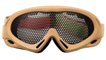 picture of Nuprol NP PRO Mesh Goggles Eye Protection Tan Large - [NP-6012]