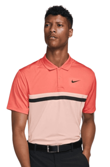 picture of Nike Victory Colourblock Polo - Magic Ember/Arctic Orange/Black - BT-DH0845-MEAOBK