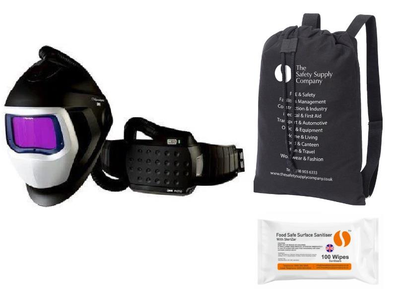 picture of 3M Speedglas Welding Helmet 9100 Air With 9100XXi - TSSC Kit Bundle - [IH-KIT567726]