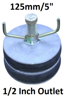 picture of Horobin Aluminium Test Plug 1/2 Inch Outlet - 125mm/5 Inch - [HO-77082]