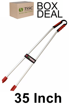 picture of Upgraded Ranger MAX Litter Picker - Soft Grip Curved Handle - 35 Inch - Box Deal of 5 - [IH-HHE-LP3135-5] - (MP)