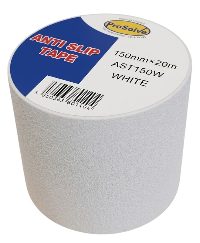 White Anti-Slip Self Adhesive Tape - 150mm x 20m Roll - [PV-AST150W] - (DISC-W)